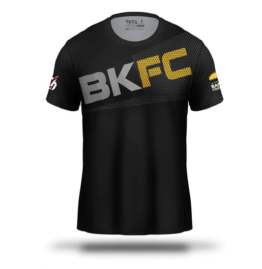 BKFC graphic Yuth black BARE KNUCKLE shirt front