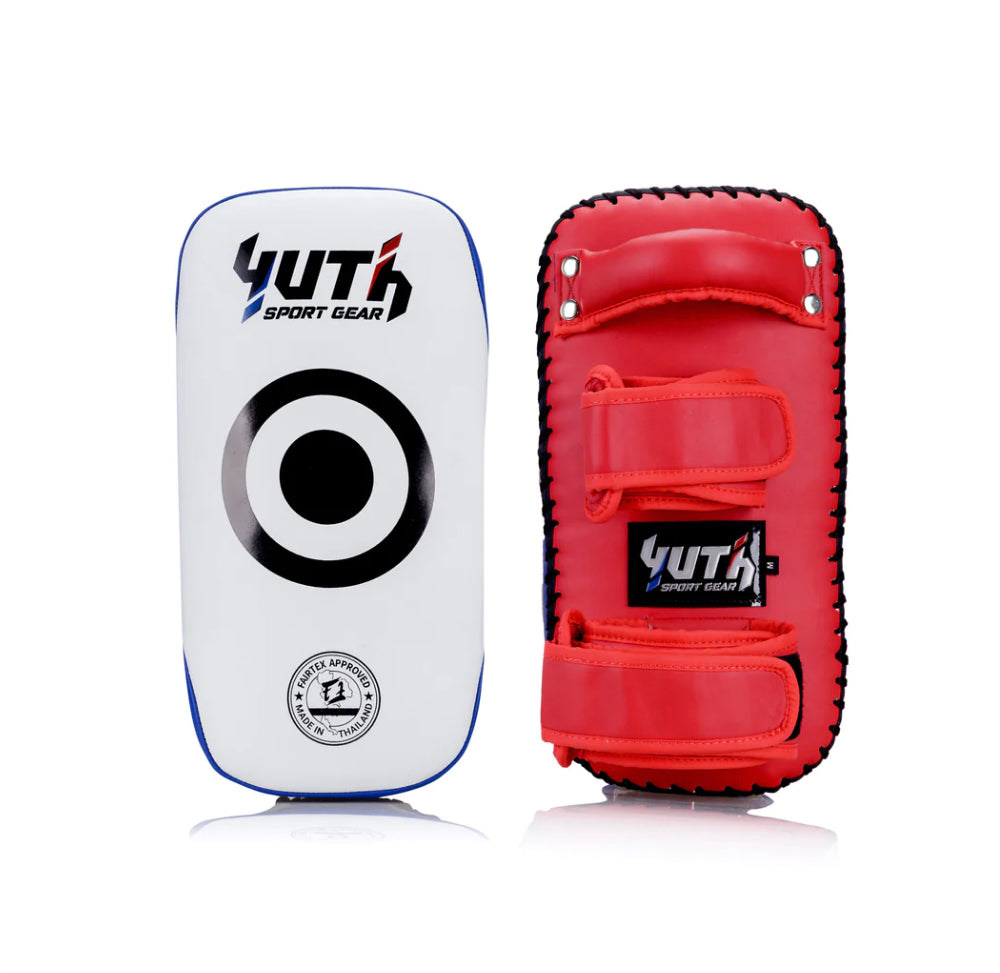 A collection of boxing and Muay Thai equipment including gloves, punching bag, and hand wrap made in Thailand, top bands such as Fightworld, Yuth, Danger, WBC, BKFC, Shinguards, Muay Thai, MMA Shorts and Equipments.