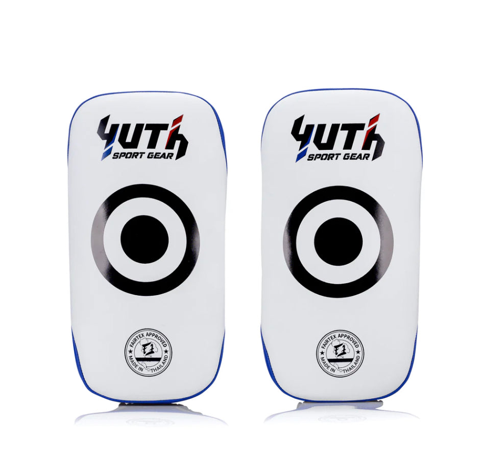 A collection of boxing and Muay Thai equipment including gloves, punching bag, and hand wrap made in Thailand, top bands such as Fightworld, Yuth, Danger, WBC, BKFC, Shinguards, Muay Thai, MMA Shorts and Equipments.