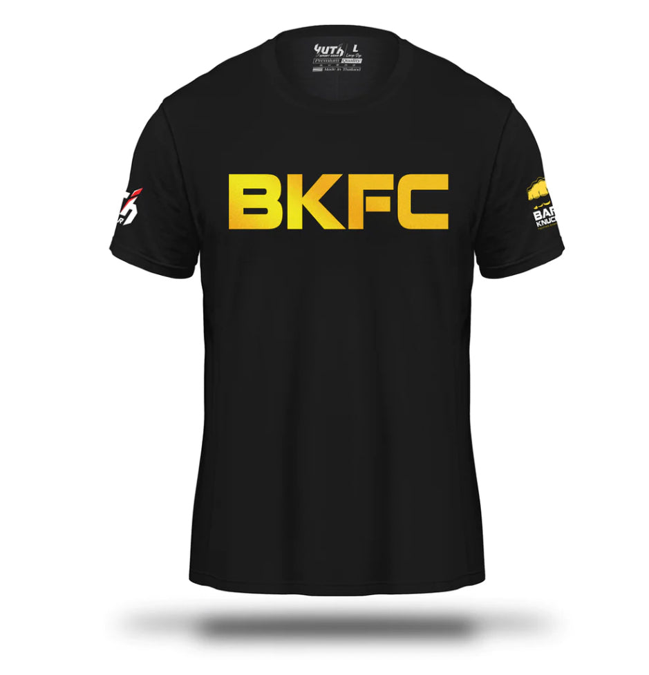 A collection of boxing and Muay Thai equipment including gloves, punching bag, and hand wrap made in Thailand, top bands such as Fightworld, Yuth, Danger, WBC, BKFC, Shinguards, Muay Thai, MMA Shorts and Equipments.