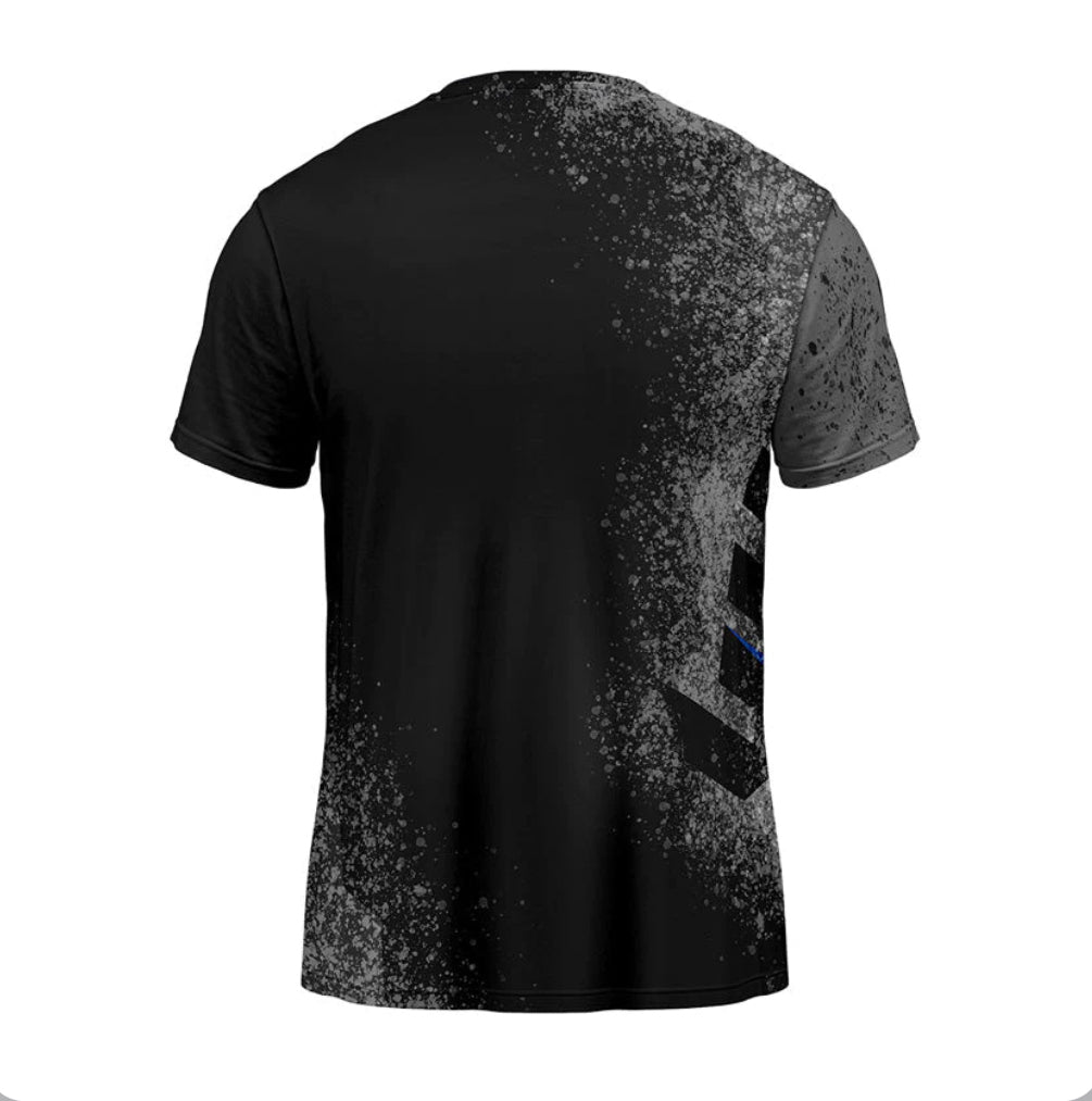 Yuth black t-shirt back