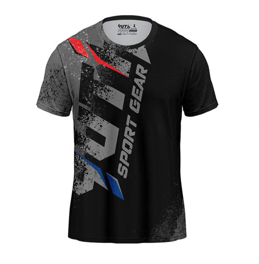 Yuth black t-shirt front
