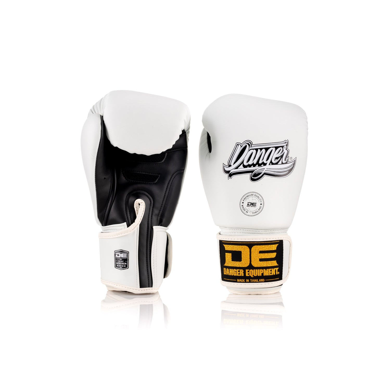 A collection of boxing and Muay Thai equipment including gloves, punching bag, and hand wrap made in Thailand, top bands such as Fightworld, Yuth, Danger, WBC, BKFC, Shinguards, Muay Thai, MMA Shorts and Equipments.