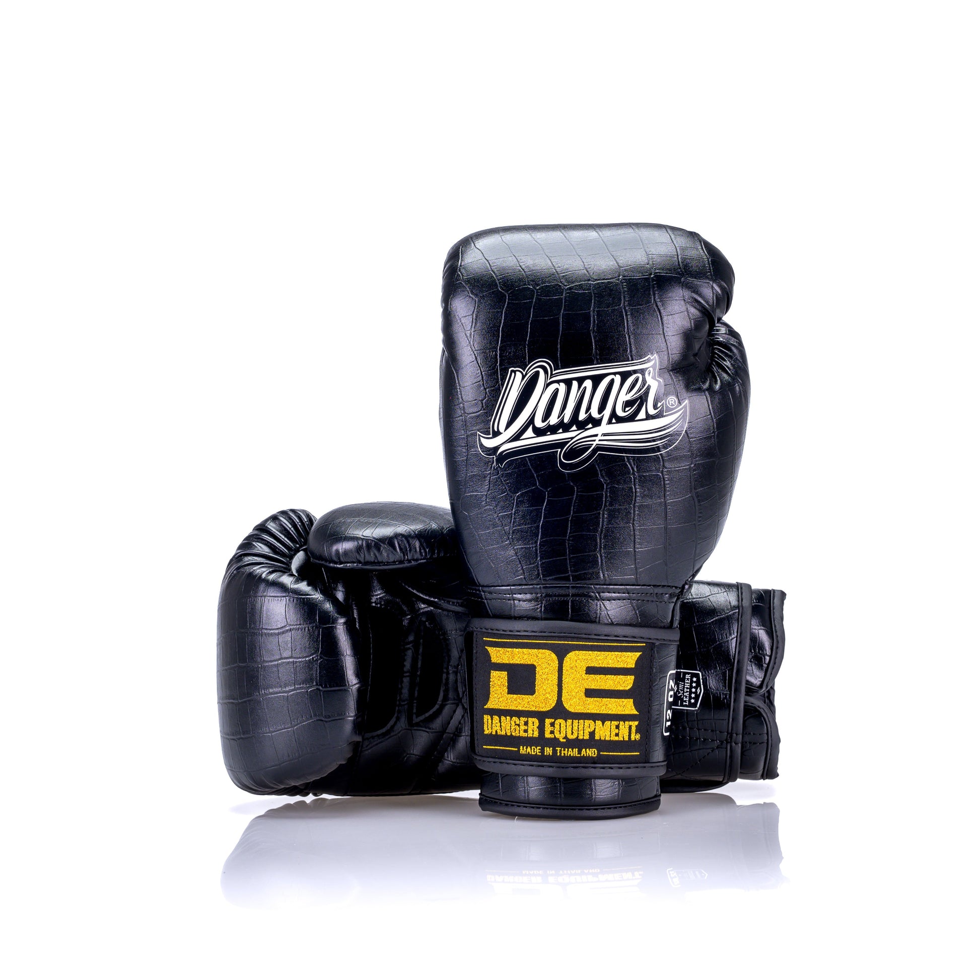 A collection of boxing and Muay Thai equipment including gloves, punching bag, and hand wrap made in Thailand, top bands such as Fightworld, Yuth, Danger, WBC, BKFC, Shinguards, Muay Thai, MMA Shorts and Equipments.