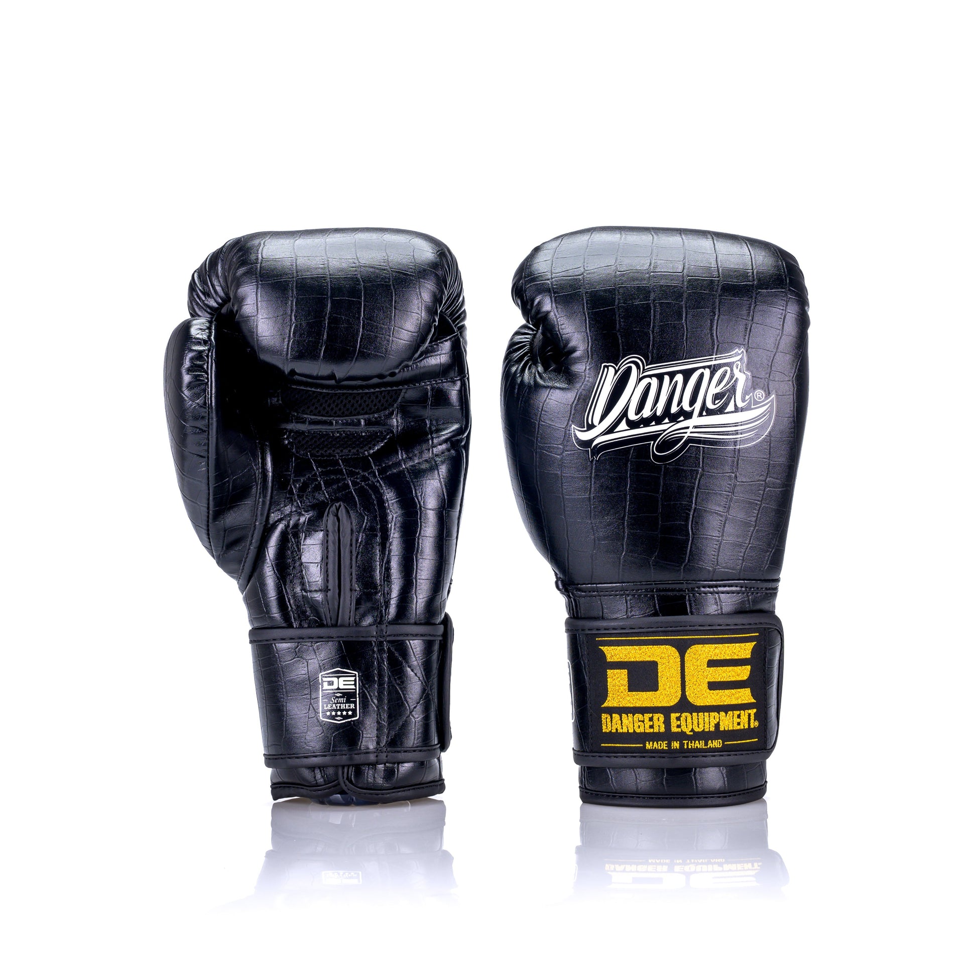 A collection of boxing and Muay Thai equipment including gloves, punching bag, and hand wrap made in Thailand, top bands such as Fightworld, Yuth, Danger, WBC, BKFC, Shinguards, Muay Thai, MMA Shorts and Equipments.