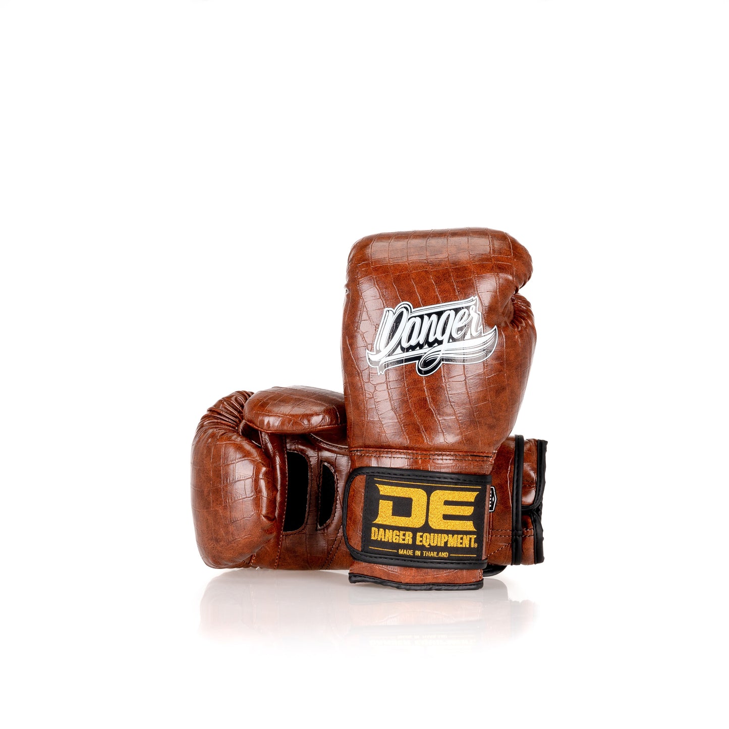 A collection of boxing and Muay Thai equipment including gloves, punching bag, and hand wrap made in Thailand, top bands such as Fightworld, Yuth, Danger, WBC, BKFC, Shinguards, Muay Thai, MMA Shorts and Equipments.