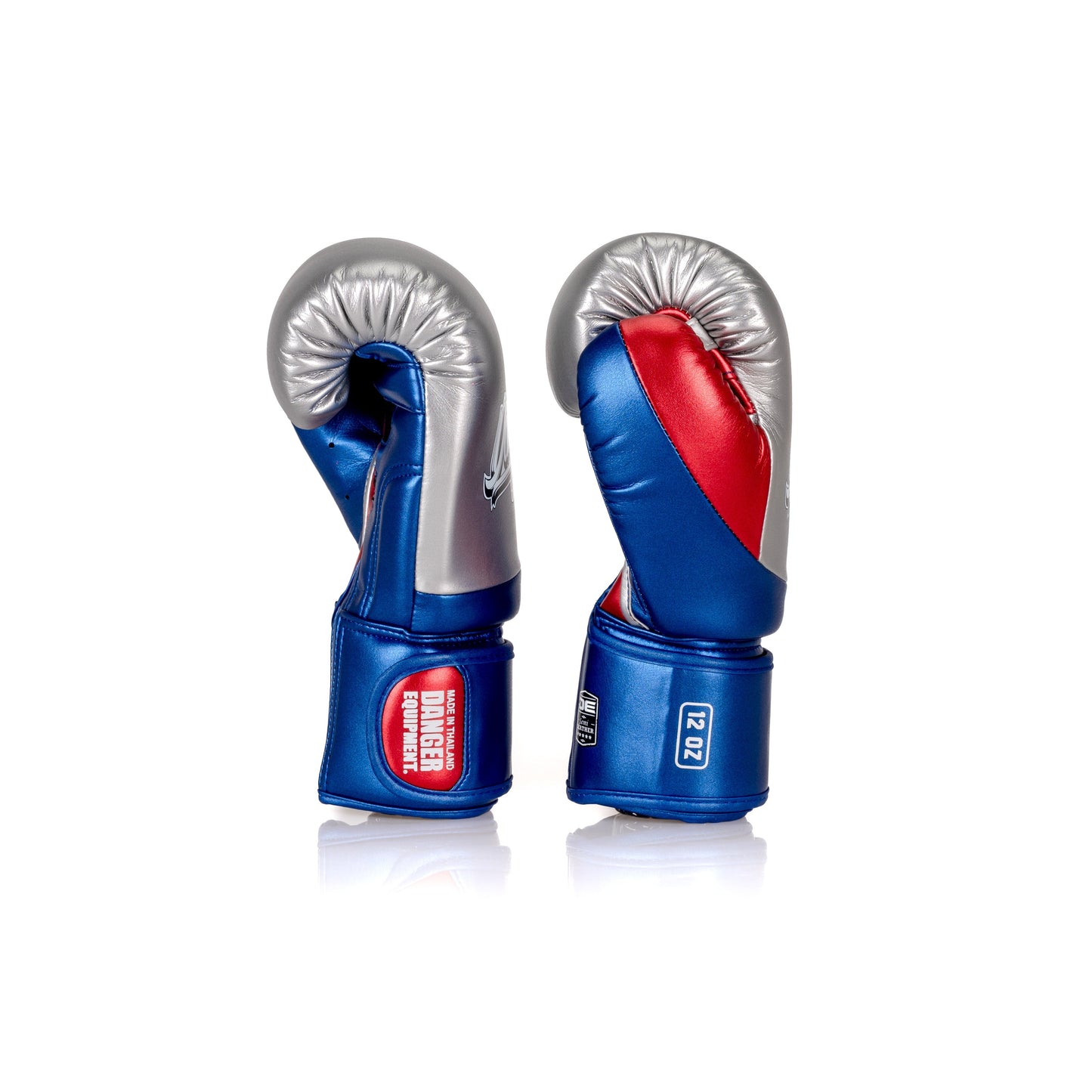 A collection of boxing and Muay Thai equipment including gloves, punching bag, and hand wrap made in Thailand, top bands such as Fightworld, Yuth, Danger, WBC, BKFC, Shinguards, Muay Thai, MMA Shorts and Equipments.