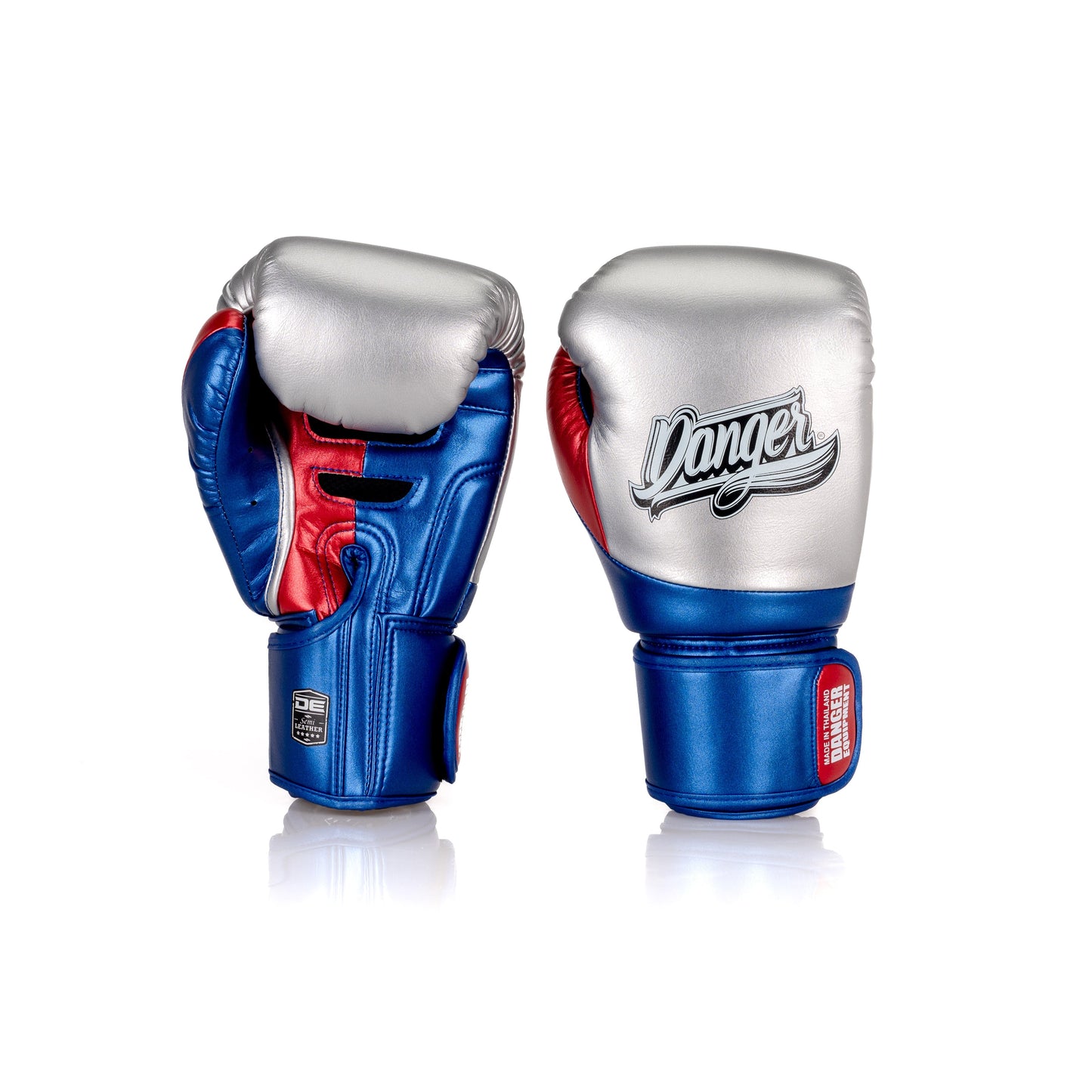 A collection of boxing and Muay Thai equipment including gloves, punching bag, and hand wrap made in Thailand, top bands such as Fightworld, Yuth, Danger, WBC, BKFC, Shinguards, Muay Thai, MMA Shorts and Equipments.