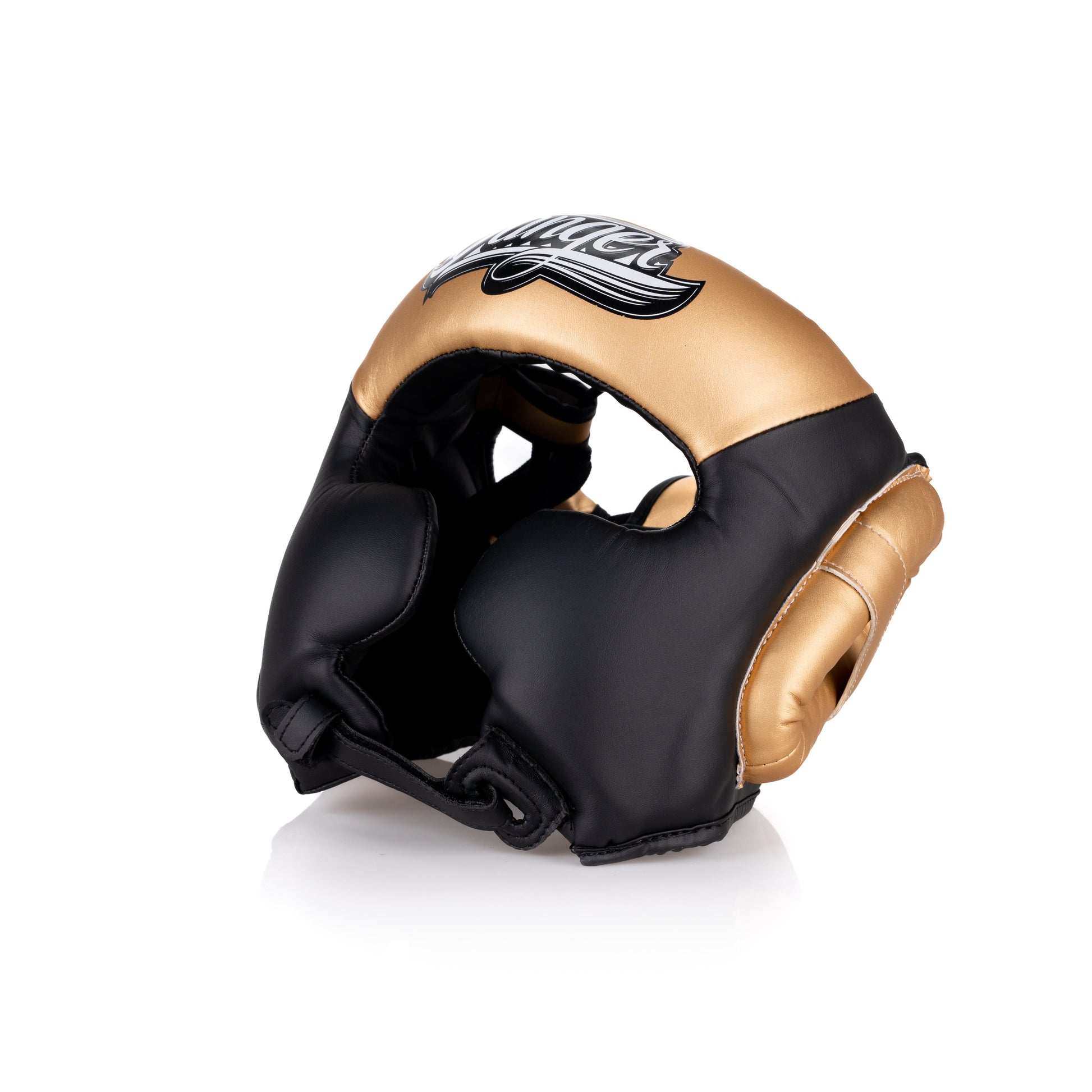 A collection of boxing and Muay Thai equipment including gloves, punching bag, and hand wrap made in Thailand, top bands such as Fightworld, Yuth, Danger, WBC, BKFC, Shinguards, Muay Thai, MMA Shorts and Equipments.