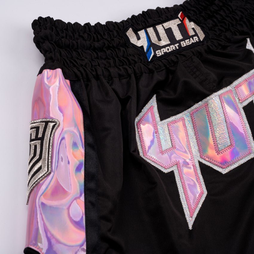 A collection of boxing and Muay Thai equipment including gloves, punching bag, and hand wrap made in Thailand, top bands such as Fightworld, Yuth, Danger, WBC, BKFC, Shinguards, Muay Thai, MMA Shorts and Equipments.