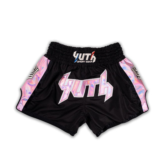 A collection of boxing and Muay Thai equipment including gloves, punching bag, and hand wrap made in Thailand, top bands such as Fightworld, Yuth, Danger, WBC, BKFC, Shinguards, Muay Thai, MMA Shorts and Equipments.