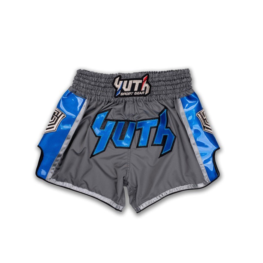 A collection of boxing and Muay Thai equipment including gloves, punching bag, and hand wrap made in Thailand, top bands such as Fightworld, Yuth, Danger, WBC, BKFC, Shinguards, Muay Thai, MMA Shorts and Equipments.